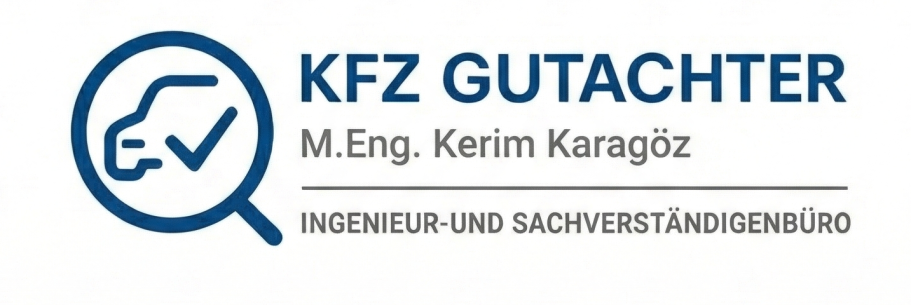 Logo KFZ Gutachter M. Eng. Kerim Karagöz - Ingenieur- und Sachverständigenbüro für Öhringen, Künzelsau & Schwäbisch Hall